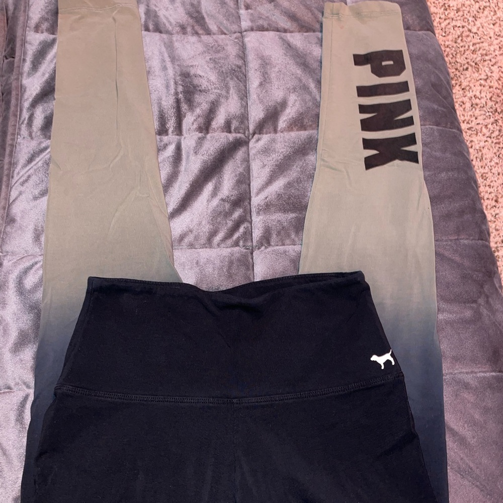 super cute vs pink working out leggings